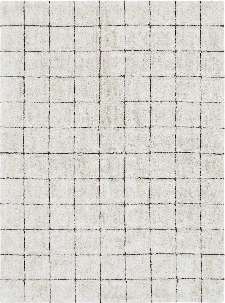 Lorena Canals pamut szőnyeg Mosaic 120x160 cm natúr vintage mintás