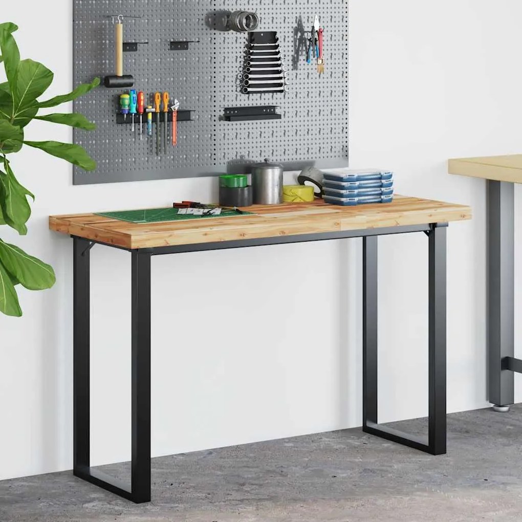 olajbevonatú tömör akácfa íróasztallap 140 x 50 x 4 cm