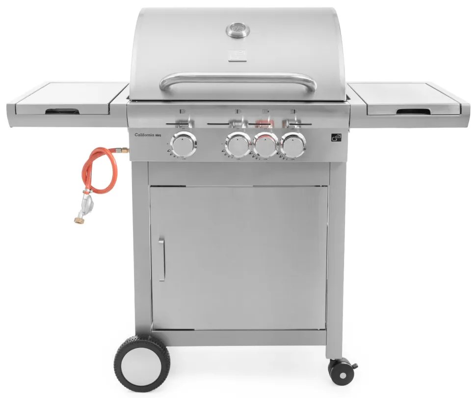 G21 California BBQ Premium line gázgrill, 4 égőfej + ajándék nyomáscsökkentő