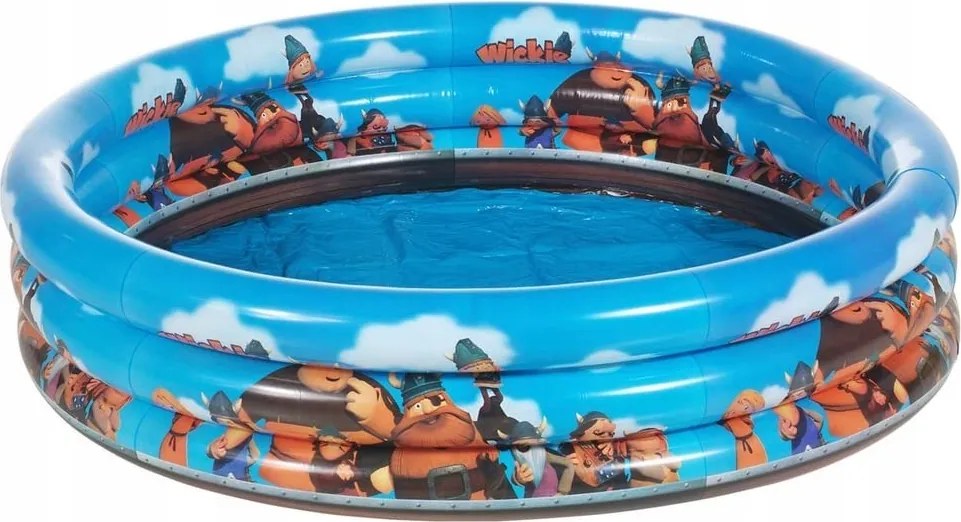 Wickie Felfújható Medence 100 cm Gyerekeknek Kerti