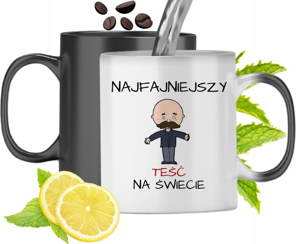 Mágikus Bögre Apósnak Színváltós, fényképes nyomattal