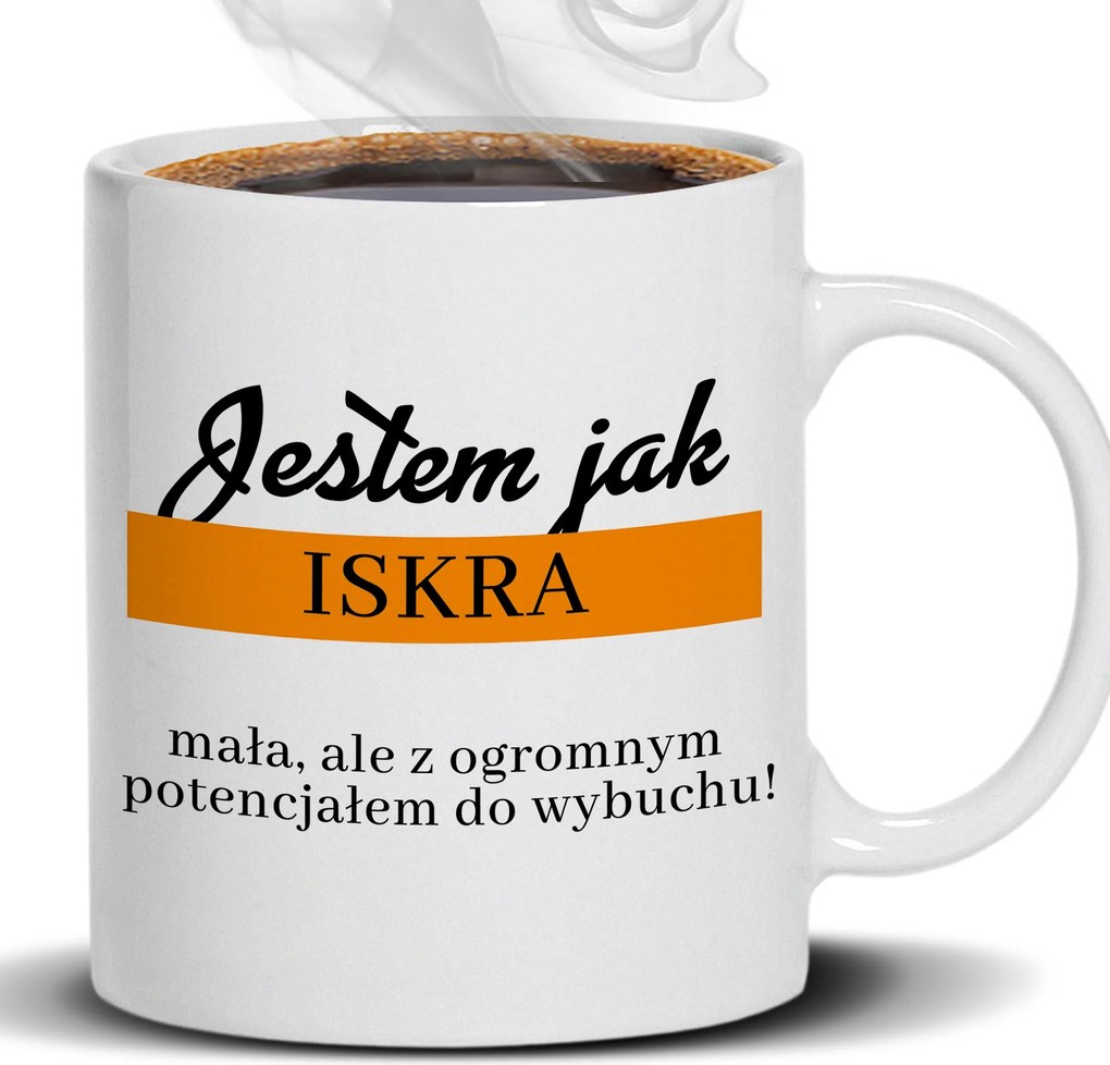 Bögre Fehér Vagyok, Mint Egy Szikra Ajándék Barátnőnek Munkahelyre Fiúnak