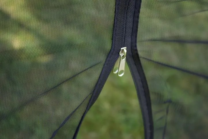 GARTHEN Szúnyogháló kerti sátorhoz 3 x 3 m fekete