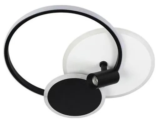 LED Dimmelhető lámpa LED/65W/230V 3000-6500K fehér/fekete + távirányítás