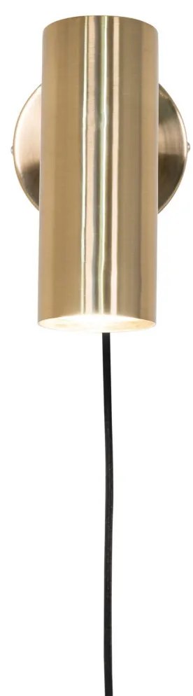 Paris fali lámpa, réz, 190 cm fonott kábel