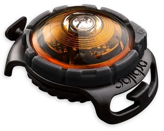 LED fény nyakörvre Amber - Orbiloc