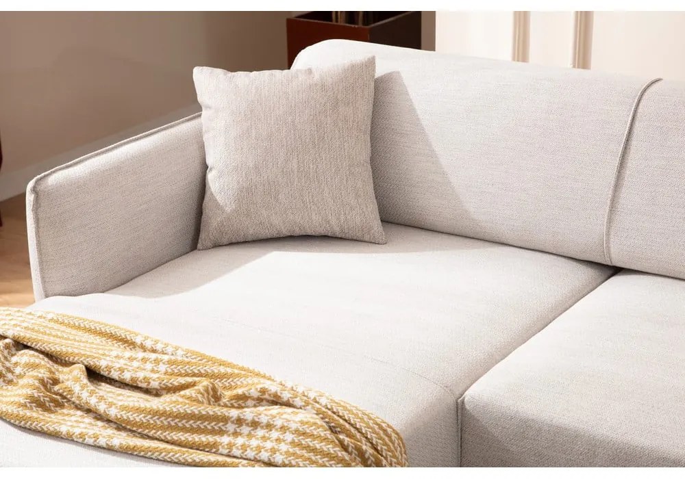 Belissimo fehér sarokkanapé, bal oldali – Balcab Home