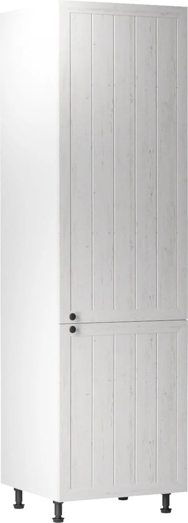 Hűtőgép szekrény, fehér/sosna andersen, jobbos, PROVANCE D60R