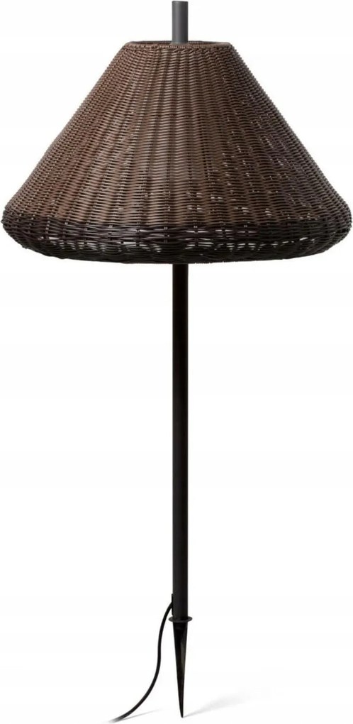 Faro Saigon kültéri süllyesztett lámpa, szürke/barna, E27, IP65