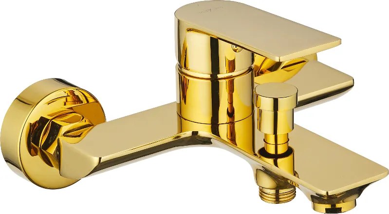 Mexen Alexa kád csaptelep, arany - 71230-50
