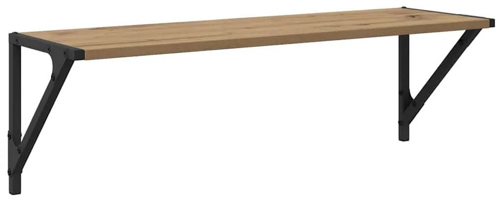 vidaXL Falpolcok 2 pcs Artisan tölgy 80 x 25 x 25,5 cm Faanyag