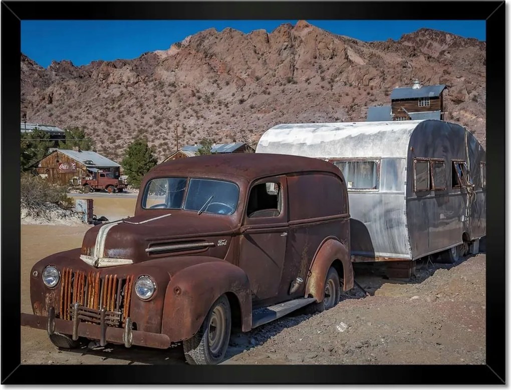 Poszterek keretben 40x30 Lakókocsi