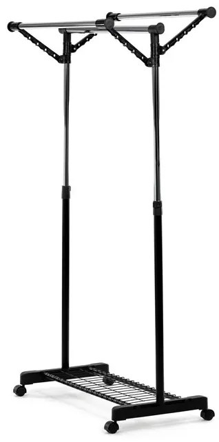 Fekete Fém Ruhafogas. 84521 BK