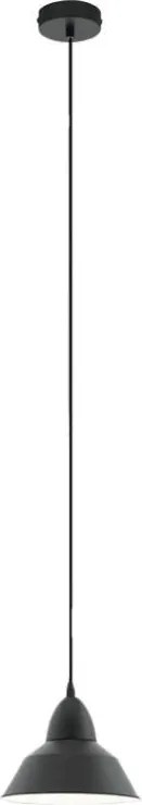 Eglo 54514 - LED csillár kábellel 1xE27/6W/230V fekete