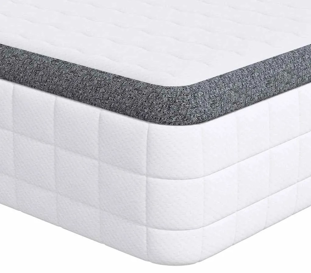 Matrac 2 pcs Fehér és Szürke 60 x 200 cm Bonell Rugó