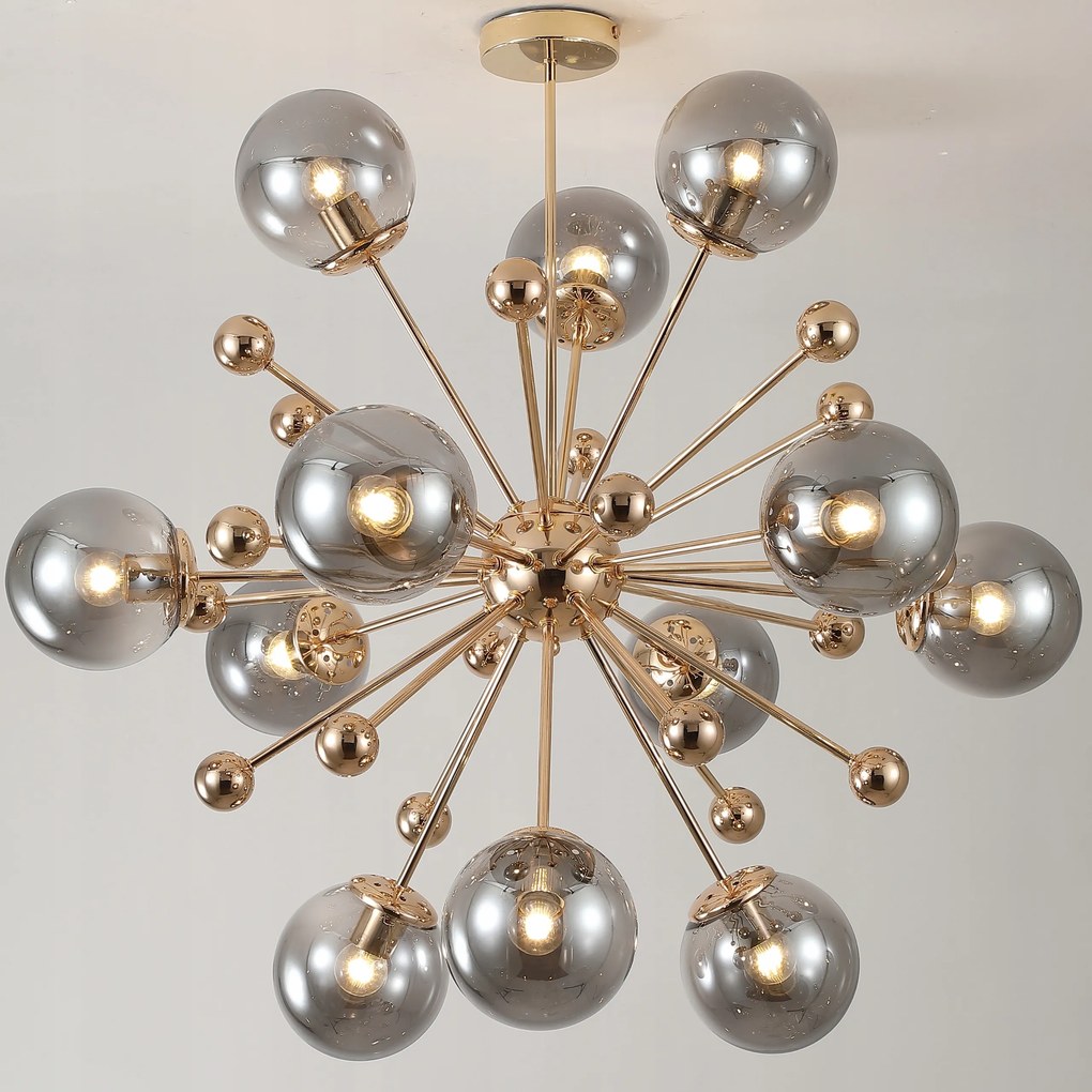 Függőlámpa Mennyezeti Csillár Gömbök arany Modern Led plafon