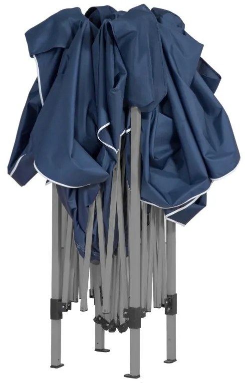 INSTENT BASIC Kerti pavilon 3 x 3 m kék + 4 oldalfal