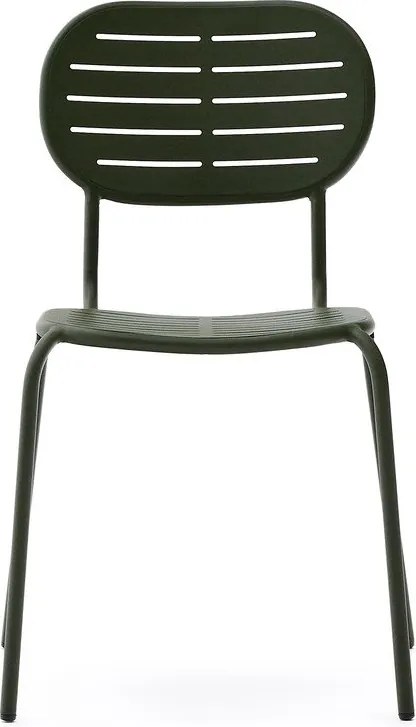 Sötétzöld fém kerti szék Brai – Kave Home
