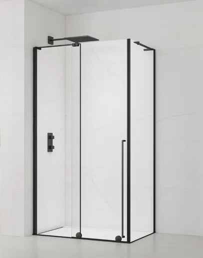 Zuhanykabin téglalap alakú 140x100 cm SAT Walk-In Xmotion SATBWIXMN140S100C