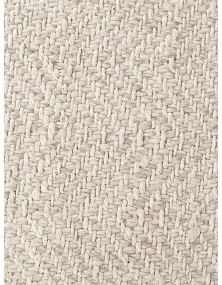 Krémszínű-elefántcsont színű kézi szövésű gyapjúkeverék szőnyeg 160x230 cm Majoli – Elle Decoration