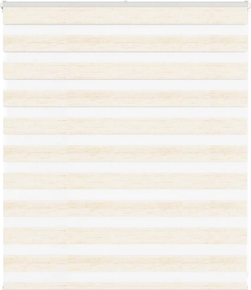 vidaXL zebrafüggönnyel márványbézs szövetszélesség 125,9 cm poliészter