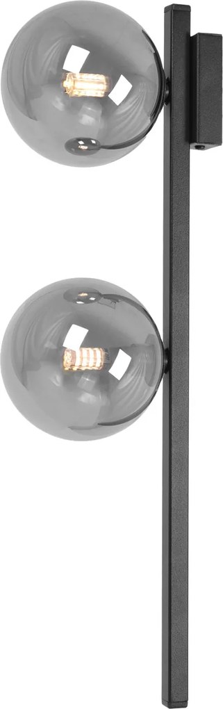 KAJA K-5468 PAXI Fekete Színű Fali Lámpa 2xG9 10W IP20