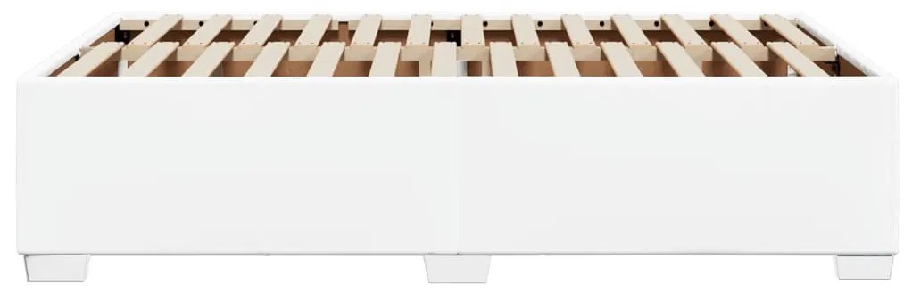 fehér műbőr ágykeret 120x200 cm