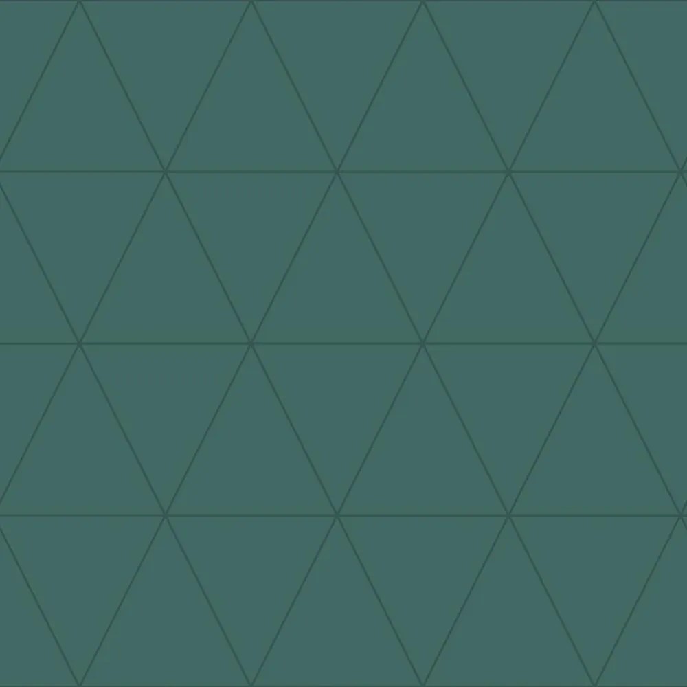 Zöld, Háromszög Alakú Rombusz Csíkos Flizelin Tapéta