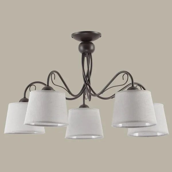 Jupiter 1366 - KM 5 PV - Mennyezeti lámpa KAMELIA 5xE27/60W/230V