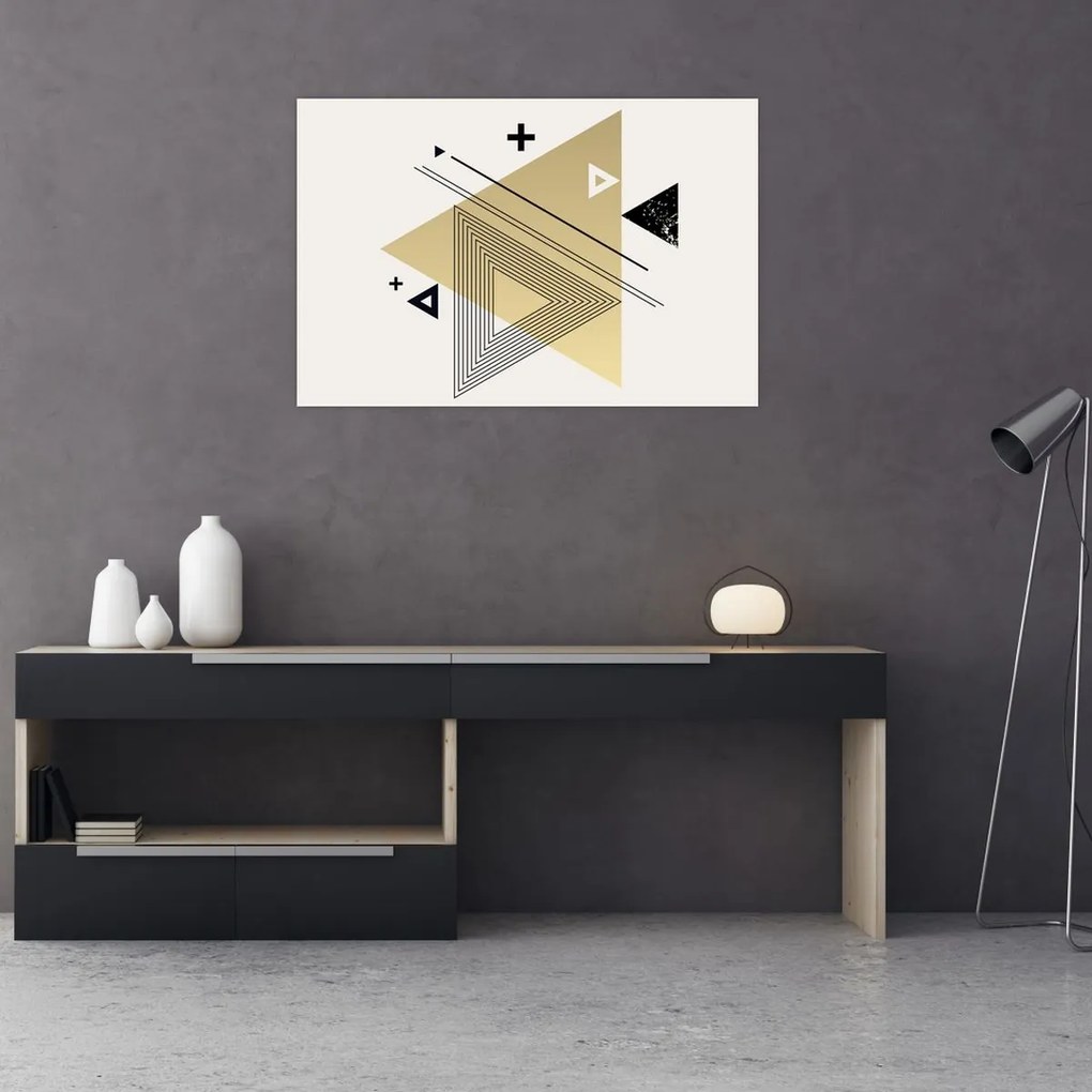 Kép - Geometriai formák N⁰4 (90x60 cm)