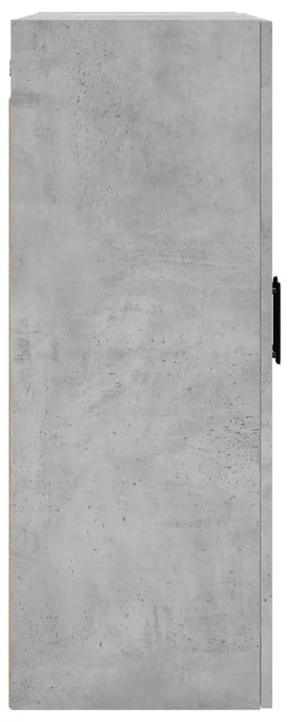 2 db betonszürke faliszekrény 69,5x34x90 cm