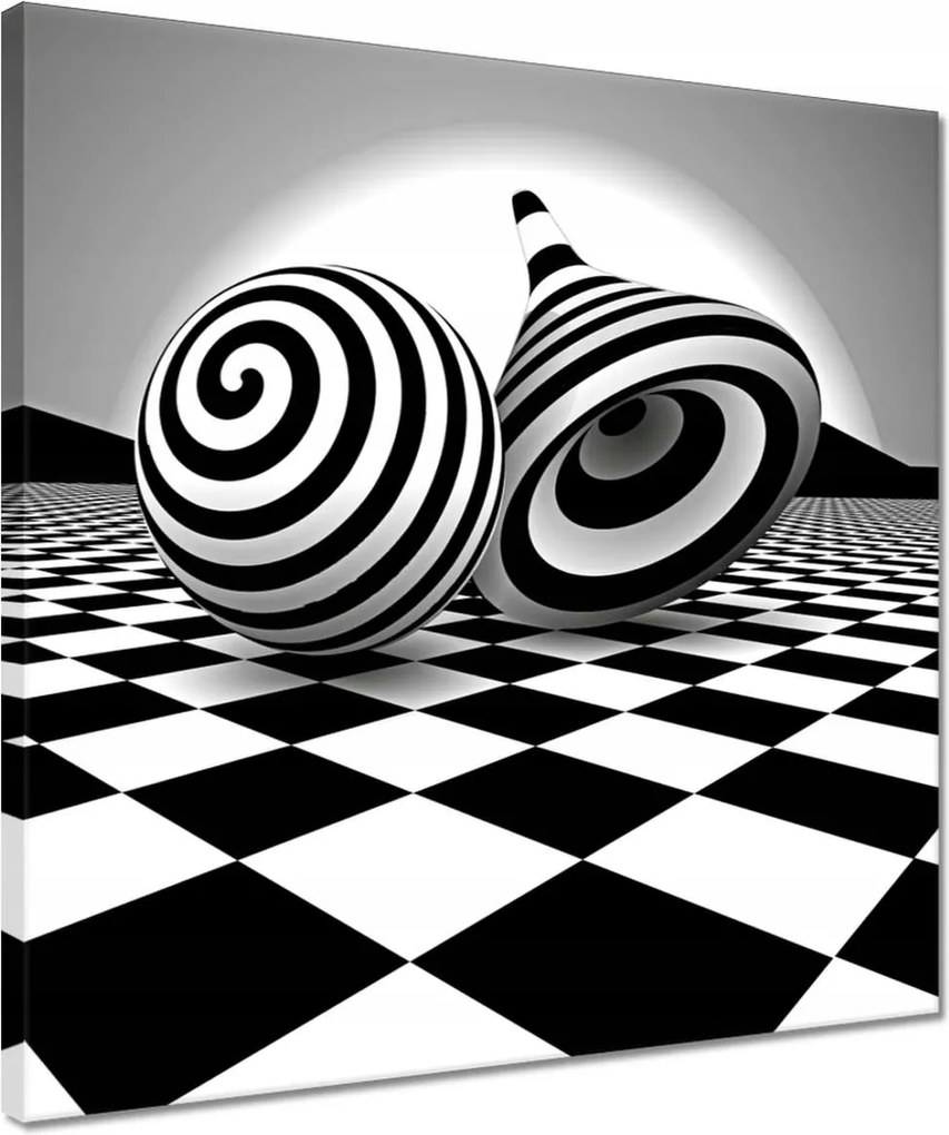 Festmények 40x40 Absztrakt Geometria