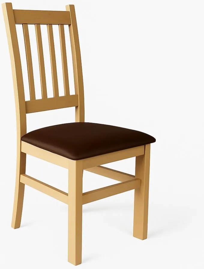 SIMON étkezőszék bükk/sötétbarna