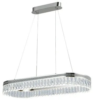 THALIA LED dimmelhető kristálycsillár kábellel LED/50W/230V 3000-6000K + távirányító
