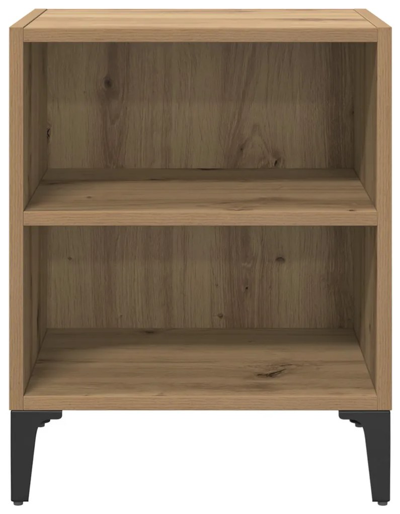 Éjjeli Szekrények 2 db Kézműves tölgy 40x30x50 cm Mérnöki fa