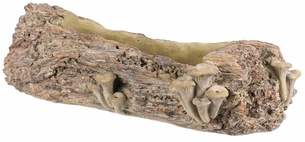 Beton burkolat - virágládika, fa gombákkal, 49 x21 x 15 cm