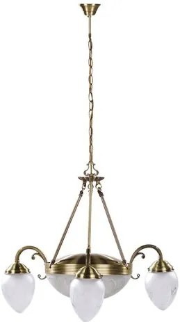 RÁBALUX 8633 ANNABELLA Klasszikus Csillár Bronz E27 IP20