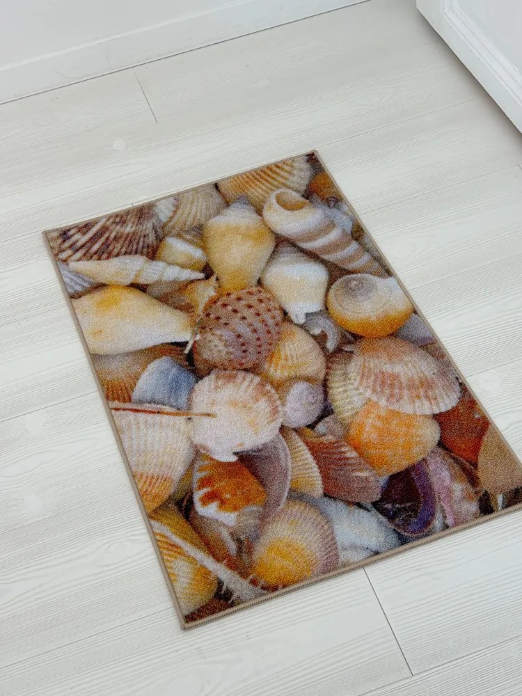 Kagyló mintás szennyfogó szőnyeg 50x80 cm