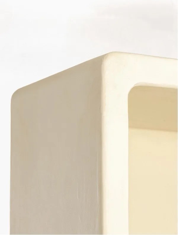 Bézs könyvespolc 60x190 cm Naluno – Light &amp; Living