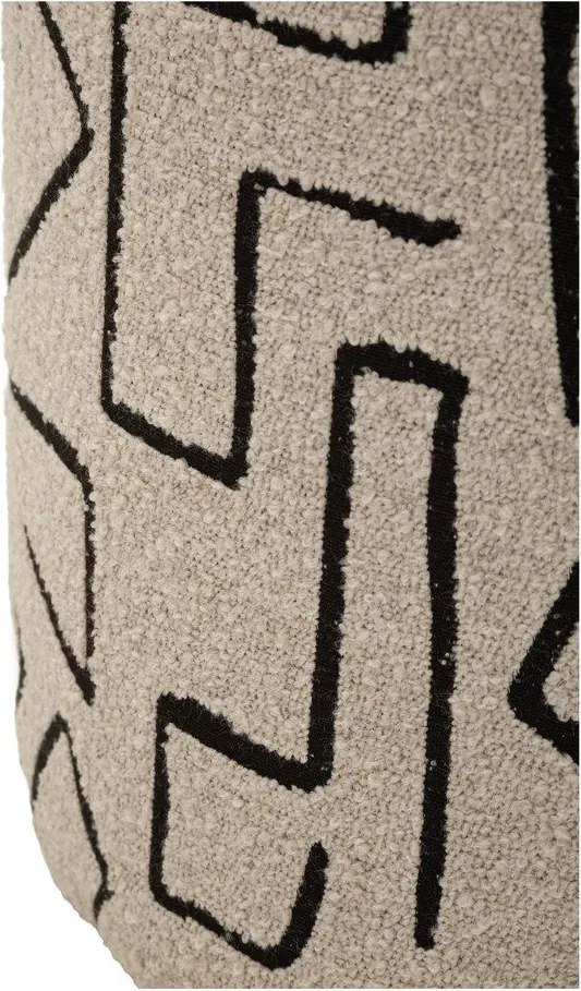 Bézs buklé puff Nairobi – Mauro Ferretti