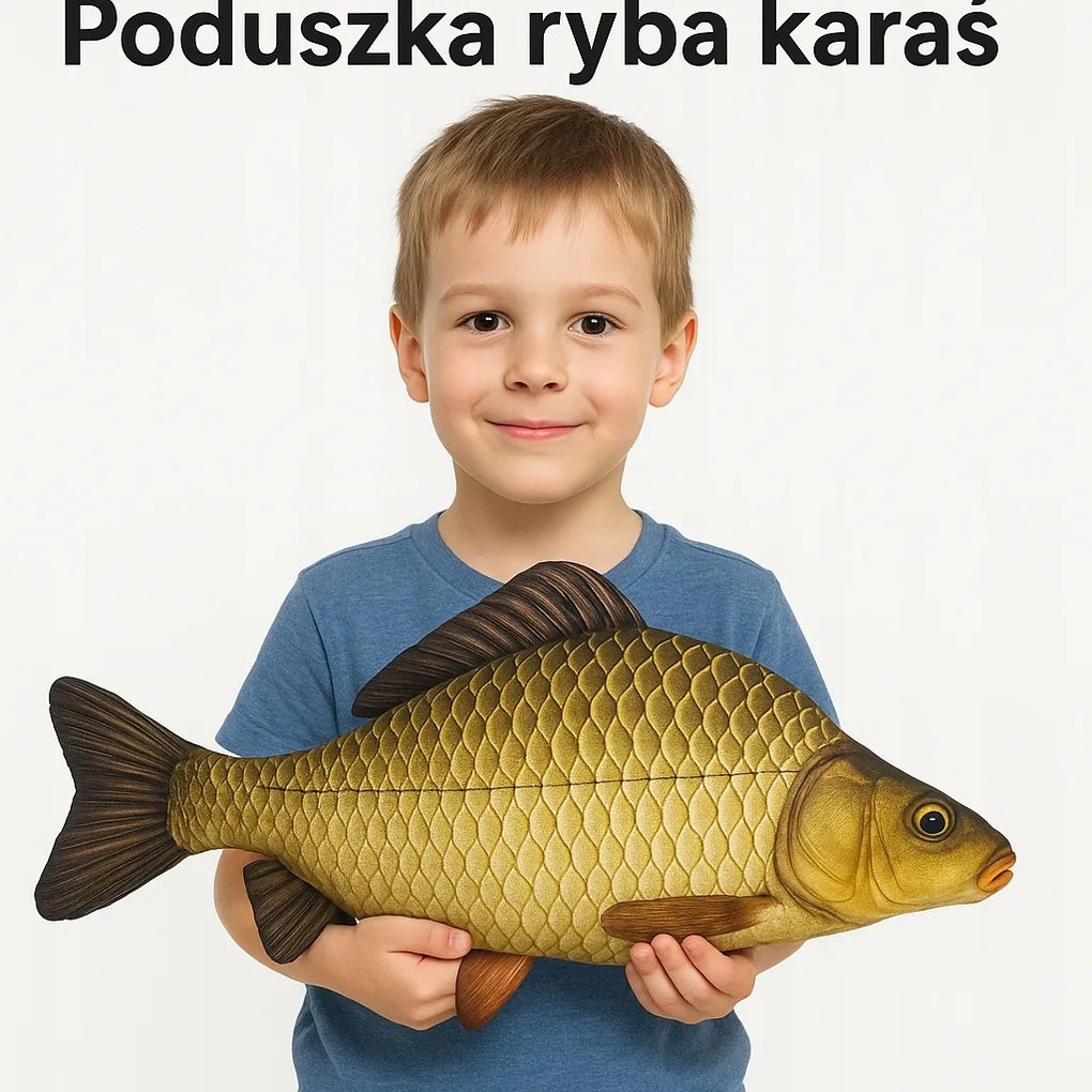Díszpárna Halak Kárász – realisztikus kabalafigura