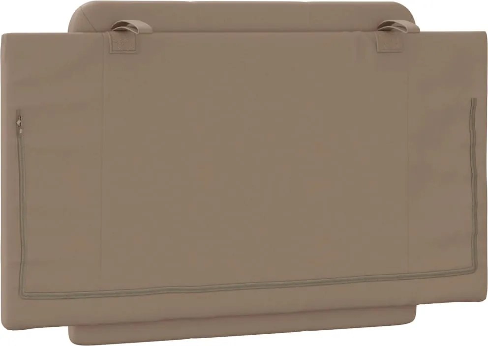 cappuccino színű műbőr fejtámla párna Zadar 80 cm