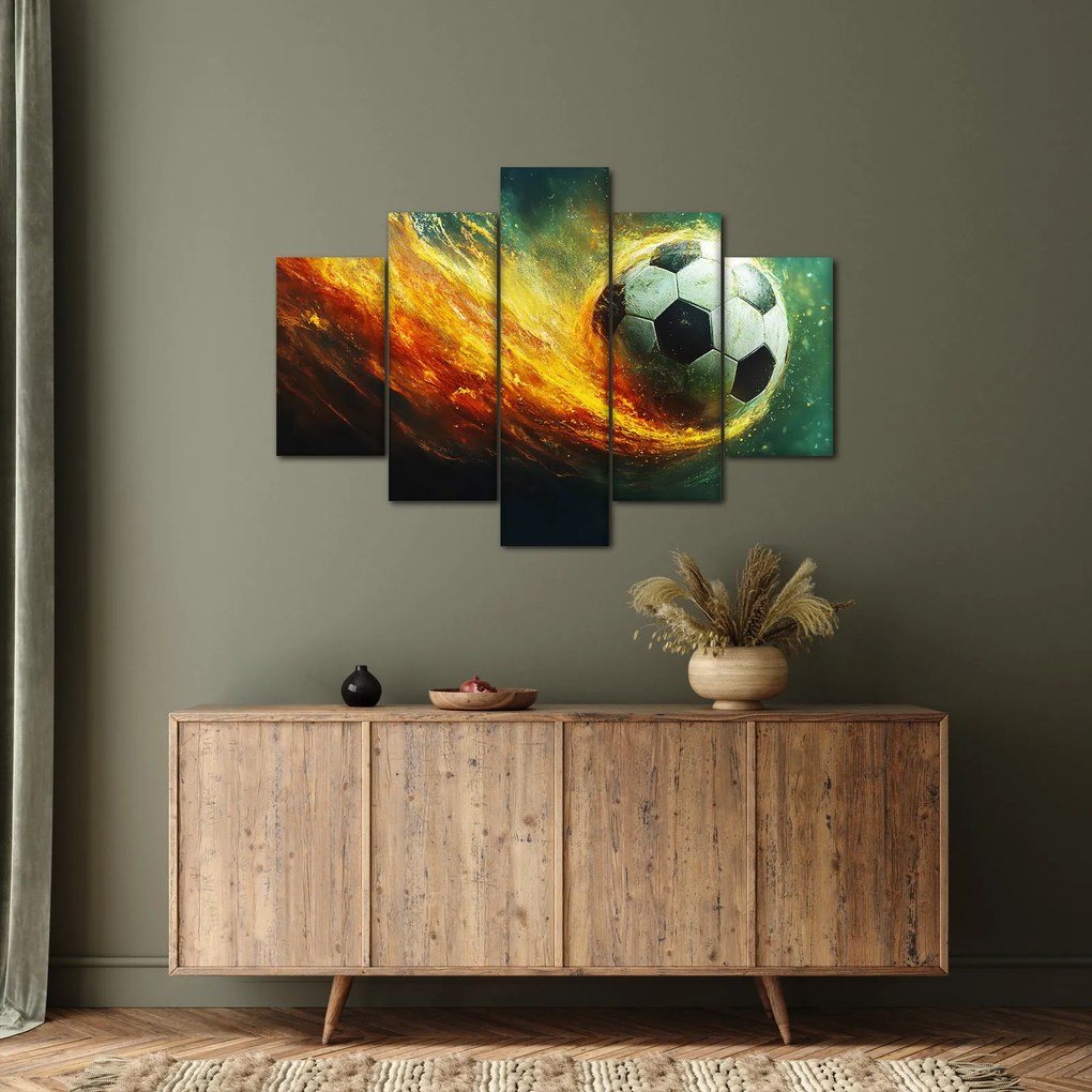 Kép - Focilabda repülés közben (150x105 cm)