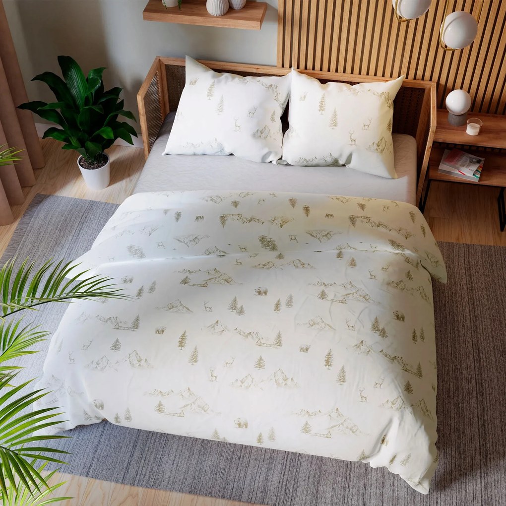 Pamut Ágyneműhuzat 220x200cm Mokosz Ágyneműhuzat Garnitúra