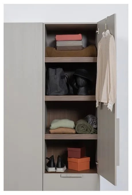 Szürke moduláris szekrény 55x210 cm Rens – WOOOD