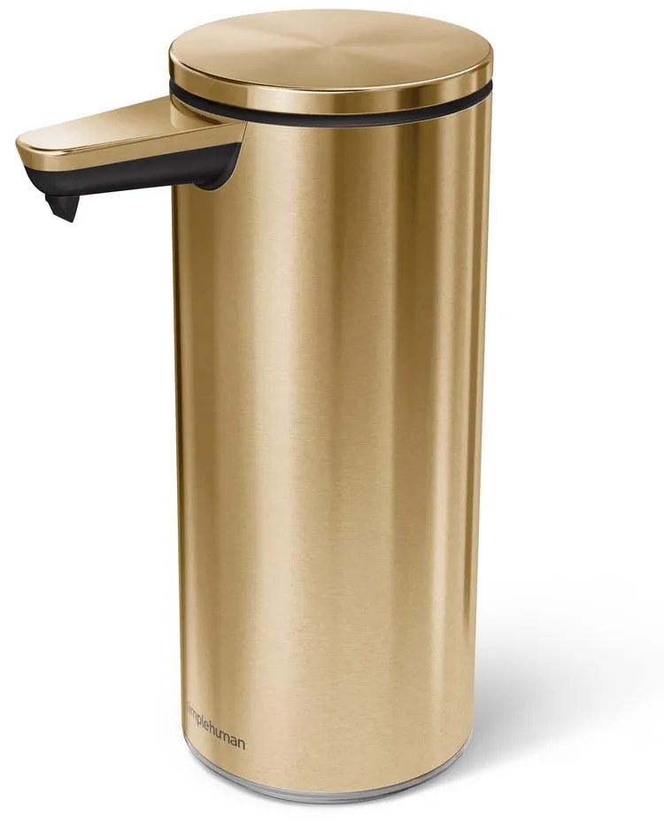 Aranyszínű rozsdamentes acél szappanadagoló 266 ml - simplehuman
