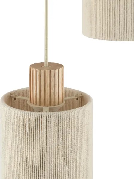Brilliant - ARLO kábeles csillár 3xE27/20W/230V, Ø 40 cm, krémszínű