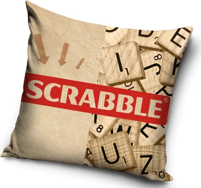 Scrabble Board Game párnahuzat 40x40 cm