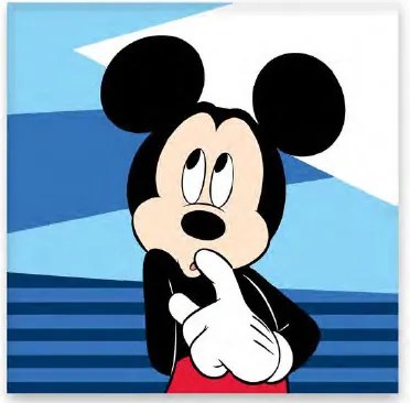 Disney Mickey Shy kéztörlő, arctörlő, törölköző 30x30cm