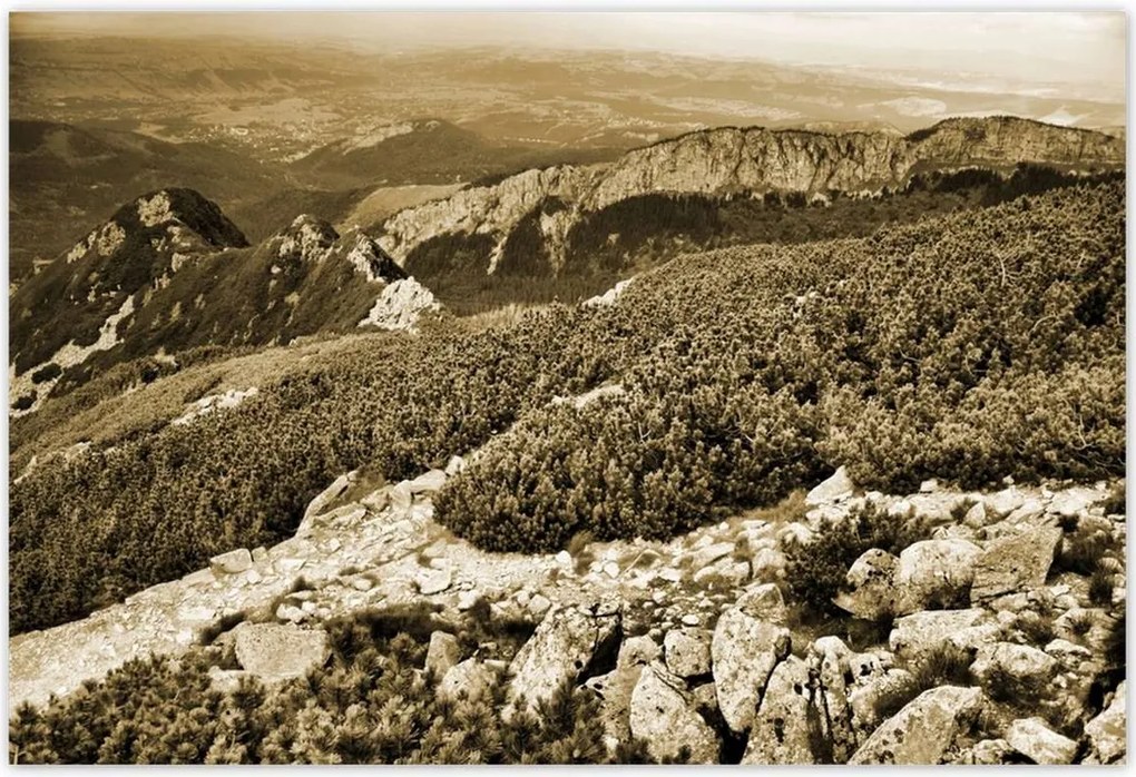 Poszterek 185x125 Tátra Lengyel hegyek Kilátás